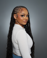 Italian Curly Boho Bulk Braiding Hair - 22"