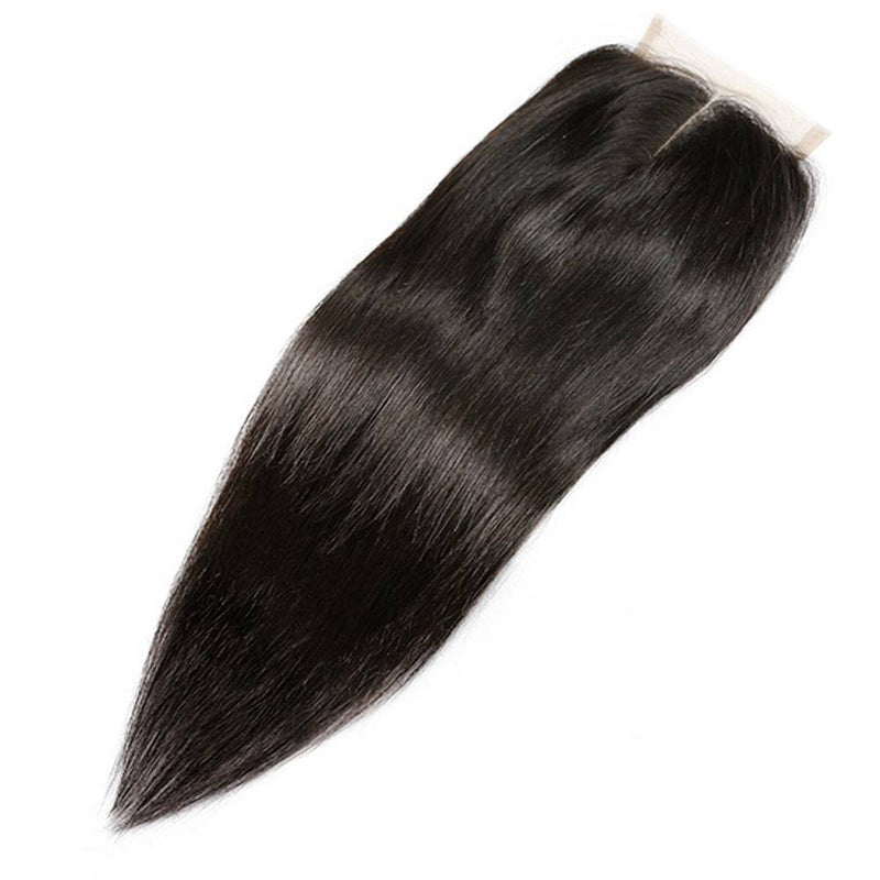 STRAIGHT SILK CLOSURE 4x4 - 16 - She's Happy Hair