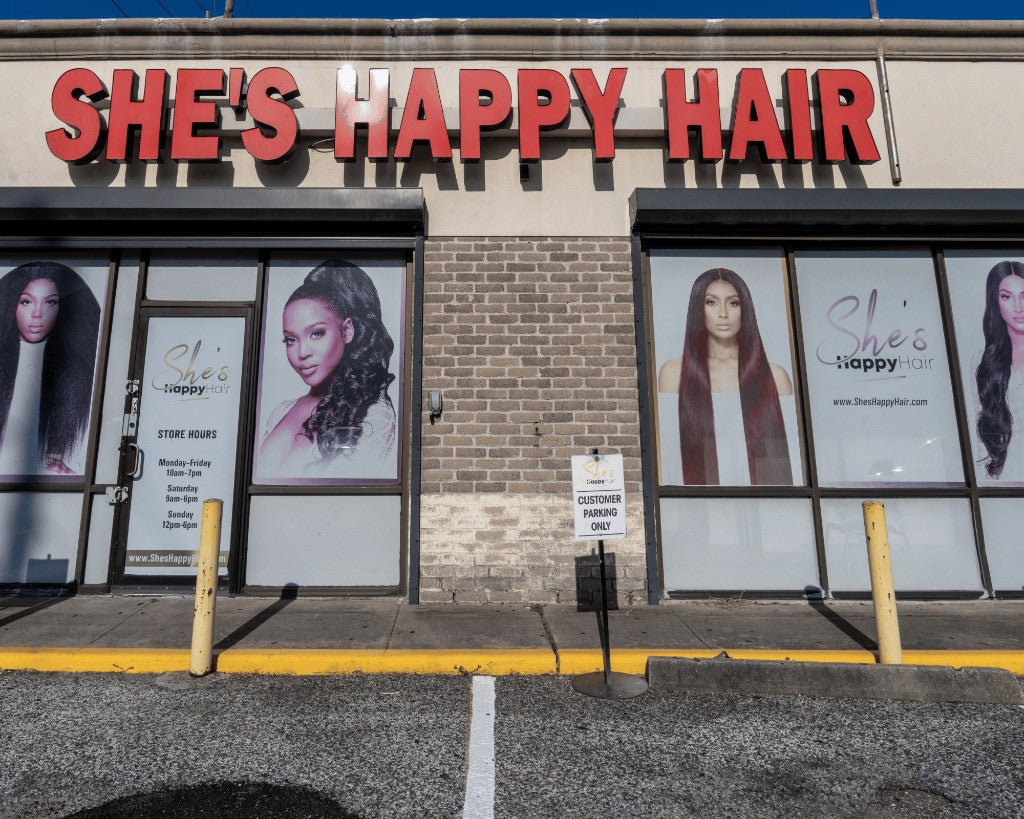 She's Happy Hair Houston North storefront